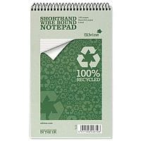 Silvine Shorthand Notepad Wirebound 125 x 200 mm RE160 Pack 12