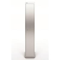 Bisley 1 Door Steel Locker Silver W305xD457xH1802mm 5 Year Warranty