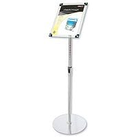Floor Standing Sign Holder A4 Adjustable Height Deflecto