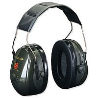 3M Peltor Optime II Ear Muff Defenders 31dB Noise Reduction Ear Muff Black