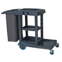 Cheapie- Chappie Janitorial Trolley C/W Lid For Bag