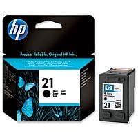 HP 21 Black Inkjet Cartridge C9351AE - HP No 21