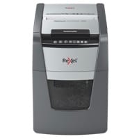 Rexel Optimum Auto Feed+ 100X Cross Cut Shredder - P-4 Security - 34L Bin - Ref 2020100X