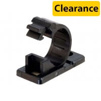 C2G Cable Clips Black (Pack of 50) - Organised Cable Management for Office and Home