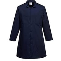Portwest 2202 Mens Food Coat One Pocket Navy Small