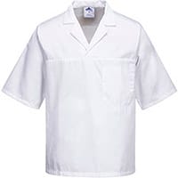 Portwest 2209 Bakers Short Sleeve Shirt White XXL