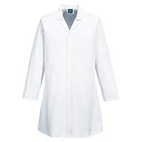 Portwest Food Industry No Pocket Coat - White - Size 4XL