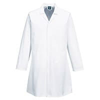 Portwest Food Industry No Pocket Coat - White - Size L