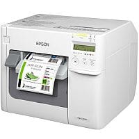Epson TM-C3500 Desktop Inkjet Label Printer Colour 720x360dpi USB - Print labels at up to 103mm/sec - Print on a wide variety of media - LCD screen for ink and printer status