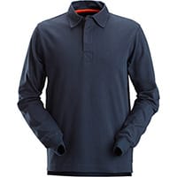 Snickers 2612 Rugby Shirt Navy - Size: XXXL