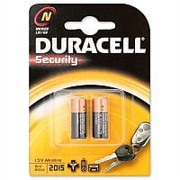 Duracell MN9100N Battery Alkaline for Camera Calculator or Pager 1.5V 81223600 Pack 2