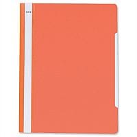 Report Files A4 Orange PVC Clear Front Pack 25 Leitz