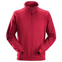 Snickers 2818 1/2 Zip Sweatshirt Size XXXL Chilli Red