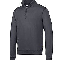 Snickers 2818 ½ Zip Sweatshirt Size XXXL Steel Grey