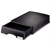 Leitz PLUS Modular Single-Drawer Unit Black A4Plus 52100095