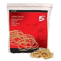 5 Star Rubber Bands No.16 63x1.5mm 454g Bag