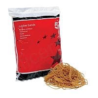 5 Star Rubber Bands No.18 76x1.5mm 454g Bag