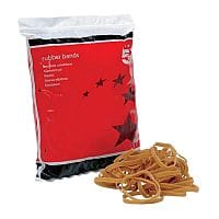 5 Star Rubber Bands No.63 Each 76x6mm Approx 440 Bands 454g