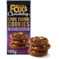 Fox's Triple Chocolate Chunk Biscuits 180g