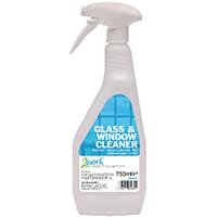 2Work Pack of 6 Glass and Window Cleaner 750ml Trigger Spray