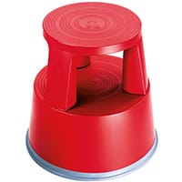 2Work Plastic Step Stool Red T7/Red