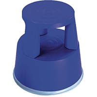 2Work Plastic Step Stool Blue T7/Blue