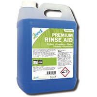 2Work Pack of 1 Premium Dishwasher Rinse Aid 5 Litre