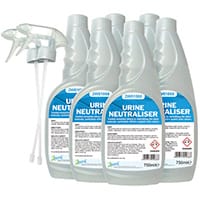 2Work Pack of 6 Urine Neutraliser 750ml 208