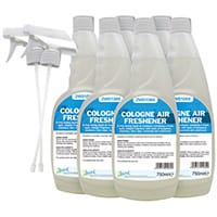 2Work Pack of 6 Cologne Air Freshener 750ml 811
