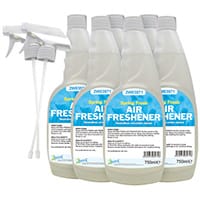 2Work Pack of 6 Air Freshener Trigger 750ml 812