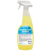 2Work Pack of 6 Disinfectant Spray 750ml 2W07709