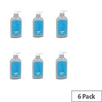 2Work Pack of 6 Luxury Pearl Liquid Hand Soap 300ml Aloe Vera 2W22905