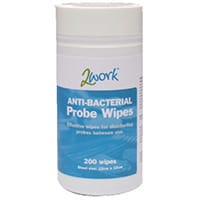 2Work Probe Wipes Antibacterial 120x130mm Tub (Pack of 200) 2W24703