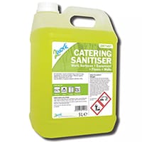 2Work Catering Neutral Odourless Sanitiser Disinfectant Solution 5 Litre Pack 1