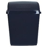 2Work Swing Top Bin 30 Litre Black RB02383