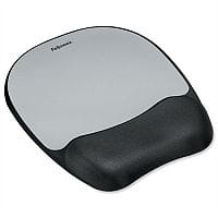 Fellowes Non-skid Mouse Pad Memory Foam Silver