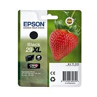 Epson 29XL Black Inkjet Cartridge Strawberry Series - Original Epson Cartridge High Capacity - 470 Pages approx - C13T29914010 / T2991 C13T29914012 - Epson 29 XL