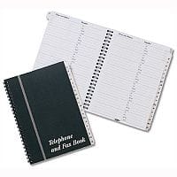 Telephone and Fax Address Book A5 Wirebound Concord CD10
