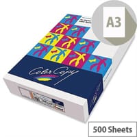 Color Copy A3 100gsm White Smooth Copier Paper Ream of 500 Sheets