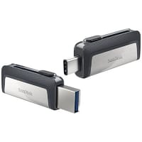 SanDisk Ultra Dual - Reversible USB Flash Drive - 32 GB - USB 3.1 - Ultra Fast USB-C 150Mb Per Second
