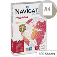 Navigator Presentation Printer Paper A4 100gsm White 500 Sheets 