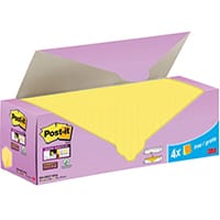 Post-it Super Sticky Notes Canary Yellow Cabinet 76x76mm Pack of 24