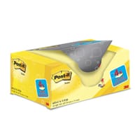 Post-it Notes, Canary Yellow, 38 mm x 51 mm, 16 + 4 FREE Pads