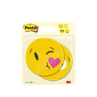 Post-it Notes, Die-Cut Shape FACE DESIGNS, 70 mm x 70 mm, 2 x 30 sheets