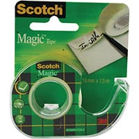 Scotch Magic Tape 19mm x7.5m Matte (Pack of 12) 81975D
