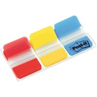 Post-it Index Strong Filing Tabs, Medium, Assorted Colours, 66 Tabs/Dispenser, 1 Dispenser/Pack