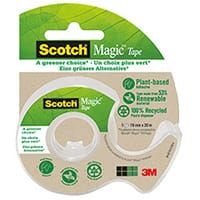 Scotch Magic Tape 19mmx20m Single Roll W/Recycled Dispenser 7100082821