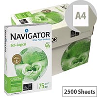 Navigator Eco-logical Paper FSC Ream-Wrapped 75gsm A4 Bright White 5 x 500 Sheets