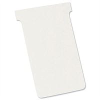 Nobo T-Cards Size 3 80x120mm White Pack 100