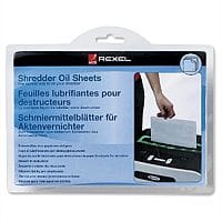 Rexel Shredder Oil Sheets in Envelope Pack 20